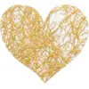 Image de Sachet de 100 Coeurs Romance, Or FETE-0214-81