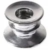 Image de LOT de 12 bougeoirs Suede, Chrome brillant argent FETE-0503-80