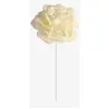 Image de Set de 4 grandes Roses diam 8cm sur tige, ivoire C 0310 01