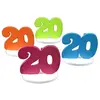 Image de Set de 4 Marque-places Anniversaire 20 ans FETE-20001