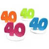 Image de Set de 4 Marque-places Anniversaire 40 ans FETE-20004