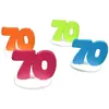 Image de Set de 4 Marque-places Anniversaire 70 ans FETE-20008