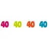 Image de Sachet de 100 confettis de table anniversaire 40 ans FETE-20018