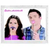 Image de Cadre PhotoBooth en bois 67cm, moulure Blanc C 1417