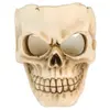 Image de Bougeoir tête de mort résine C-90036