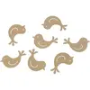 Image de Set de 24 OISEAUX craft adhésifs 3,5x4cm FETE-80130