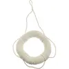 Image de Bouée tissu déco à suspendre ivoire, 16cm FETE-80137
