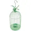 Image de Petite Cage métal oiseau Photophore, Pistache FETE-80225-28