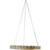 Image de Structure ronde en bois et cannage à suspendre ˜ 54cm FETE-80230
