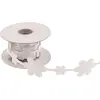 Image de Ruban feutrine Fleur de 2 m x 3.5cm, Blanc FETE-80250-00