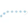 Image de Guirlande Confettis 5cm, longueur 4m Bleu pastel FETE-80274-35
