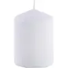 Image de Grande bougie cylindrique 10 cm, Blanc FETE-80291-00