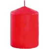 Image de Grande bougie cylindrique 10 cm, Rouge FETE-80291-02