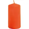 Image de Petite bougie cylindrique 6cm, Orange FETE-80292-17