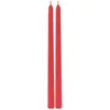 Image de Set de 2 bougies Flambeau 30cm, Rouge C-80294-02