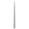 Image de Set 2 bougies flambeau argent métal - 30 cm C-80294-80