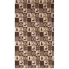 Image de Chemin de table Toile Damier Noël Brun C-911