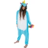 Image de Déguisement Kigurumi Licorne Bleue - Adulte M - 38/40 C1105M
