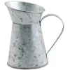 Image de Petit ballotin Cruche à lait métal avec poignée 10cm en zinc FETE-0624