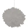 Image de Set de 2 Pompons boules Papier De Soie 30cm, Gris FETE-80503-21