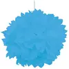 Image de Set de 2 Pompons boules Papier De Soie 40cm, Turquoise FETE-80504-12