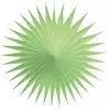 Image de Lot de 3 petits éventails alvéolés luxe 17 cm, Vert pastel FETE-PF3E34