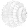 Image de Lot de deux boules alvéolées luxe 15 cm, blanche FETE-PF2B00