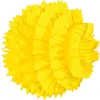 Image de Lot de deux boules alvéolées luxe 15 cm, Jaune FETE-PF2B19