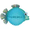 Image de Poisson tropical alvéolé 33cm, bleu FETE-PFTDP12-2