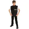 Image de Déguisement Gilet pare-balles SWAT enfant 116cm C-C4247116