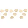 Image de Sachet de 12 Poissons en bois naturel 3cm à disperser FETE-80588