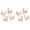Image de Sachet de 8 Coqs en bois 4cm à disperser FETE-80592