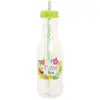 Image de Bouteille avec paille Tropical Party en plastique 23,2cm (650ml) FETE-80644