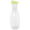 Image de Carafe transparente plastique 1,5L avec bouchon vert FETE-80648