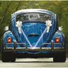 Image de Kit déco Voiture Vive Les Mariés 6 pièces, Blanc C-1425-00
