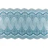 Image de Ruban de table Dentelle motif Persan 18cmx5m, Bleu pétrole FETE-1022-41