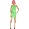 Image de ROBE Disco à sequins VERTE, adulte taille M FETE-C4443M