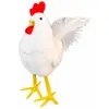 Image de Grande Poule blanche déco 21 cm FETE-10213