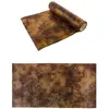 Image de Chemin de table Simili-Cuir brun 3m FETE-10268