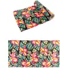 Image de Chemin de table LIN Fleurs Tropicales roses 3m FETE-10271