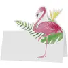 Image de Set de 6 Marque-places Flamant Rose en carton CH-10440