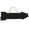 Image de Lot de 3 Flèches directionnelles carton ardoise 41cm avec craie FETE-10765