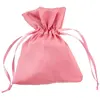 Image de Sachet de 4 Bourses en satin, Fuchsia FETE-10864-05