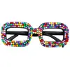 Image de Lunettes diamants strass multicolores FETE-11217