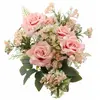 Image de Grand Bouquet de 5 Roses avec feuillage 40,5cm ROSE C-11569-03