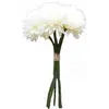 Image de Bouquet de 6 Dahlias 26cm, Blanc C-11571-00