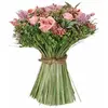 Image de Déco Grand Bouquet Champêtre vertical Roses liées avec feuillage 20cm C-11605