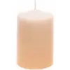 Image de Grande bougie cylindrique 10 cm, Pêche FETE-80291-36