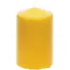 Image de Grande bougie cylindrique 10 cm, Jaune Moutarde FETE-80291-23