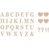 Image de Set de 48 Lettres adhésives et 8 symboles, Rose gold FETE-11989-79